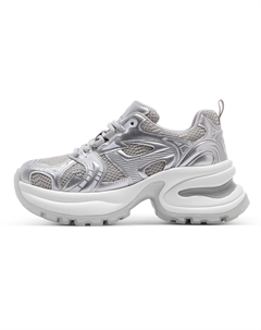 Кроссовки CВ°BANNER Chunky Sneakers Women's Low-Top Silver C°banner
