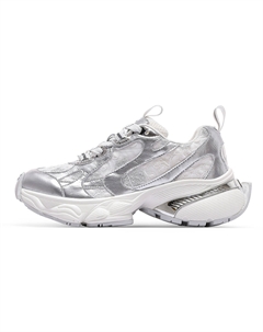 Кроссовки CВ°BANNER Chunky Sneakers Women's Low-Top Silver C°banner