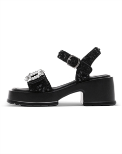 Пляжные сандалии женские черные C°banner