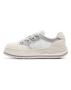 Кроссовки Skateboarding Shoes Women's Low-top Beige Blue, бежевый/синий C°banner