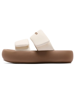 Шлепанцы женские бежево-желтые C°banner