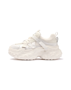 Кроссовки женские толстые низкие, серый/фиолетовый Josiny