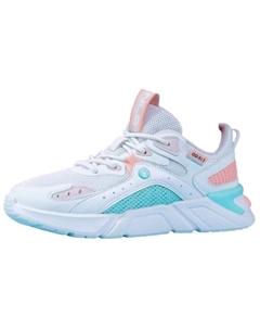 Женские кроссовки Lifestyle с низким верхом, белый/розовый Qiaodan