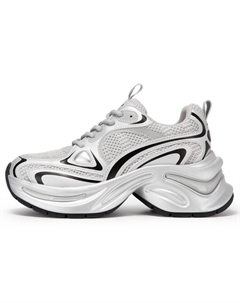 Кроссовки Chunky Sneakers Women's Low-top, серый C°banner