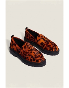 Кожаные мокасины LEOPARD NARANJA, оранжевый Hoff