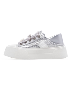 Кроссовки CВ°BANNER Skateboard Shoes Women's Low-Top Silver C°banner