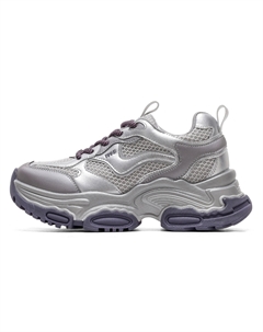Кроссовки Chunky Sneakers Women's Low-top Silver/Purple, фиолетовый C°banner