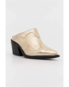 Шлепки, золотой Answear lab