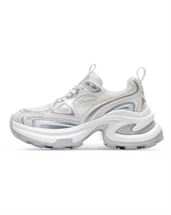 Кроссовки Chunky Sneakers Women's Low-top, белый/серый C°banner