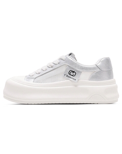 Кроссовки CВ°BANNER Skateboard Shoes Women's Low-Top Silver C°banner