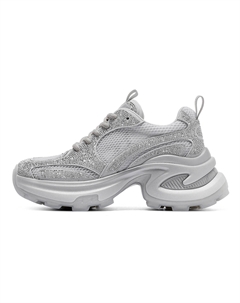 Кроссовки CВ°BANNER Chunky Sneakers Women's Low-Top Silver C°banner