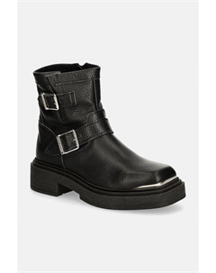 Женские ботильоны из натуральной кожи, черный Steve madden