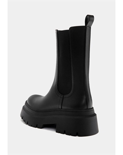 Ботильоны на платформе DISTRESSED CHUNKY, черный Pull & bear