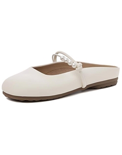 Мюли женские с закрытым носком женские, цвет Apricot Josiny