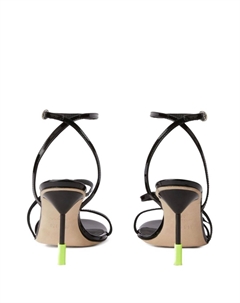 Сандалии с логотипом, черный Msgm