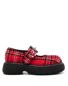 Туфли Мэри Джейн на платформе, красный Msgm