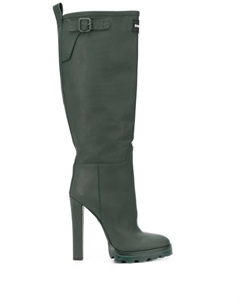 Сапоги на высоком каблуке, зеленый Dsquared2