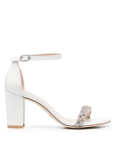 Босоножки Nudistcurve 75, белый Stuart weitzman