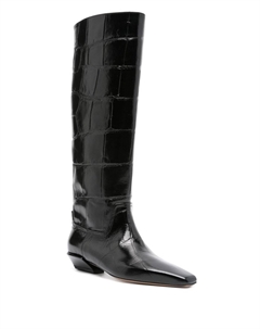 Кожаные сапоги, черный Paris texas