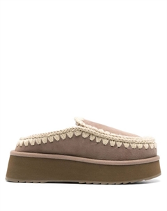 Тапочки с отделкой обметочным швом 50 мм, серый Mou