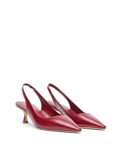 Туфли-лодочки Naomi 35 мм из кожи, красный Stuart weitzman