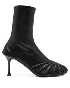 Alevì 70мм кожаные сапоги, черный