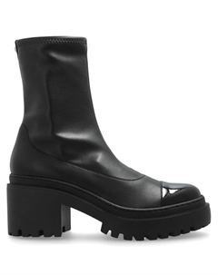 Ботинки Vicentha 75 мм из кожи, черный Giuseppe zanotti