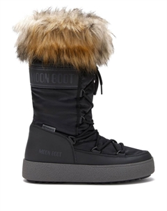 Дутые ботинки LTrack Monaco с искусственным мехом, черный Moon boot