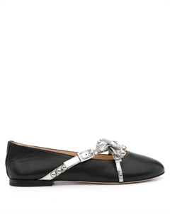 Балетки с заклепками, черный Mach & mach