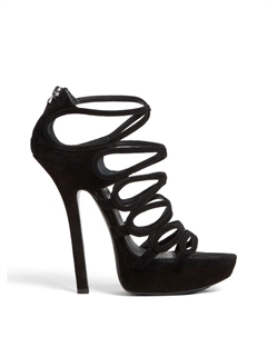 Босоножки с ремешками, черный Dsquared2