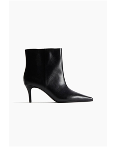 Сапоги на каблуке, черный H&m