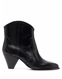 Ботильоны на коническом каблуке, черный Isabel marant