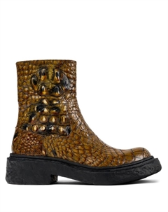 Ботинки Vámonos с тиснением под кожу крокодила, коричневый Camper lab