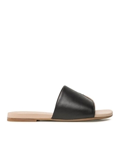 Шлепки, черный Unisa