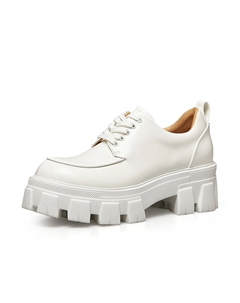 Женские туфли из воловьей кожи, белый Deep breath