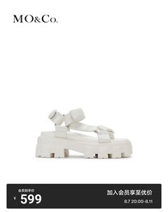 Пляжные сандалии на платформе, черный Moco