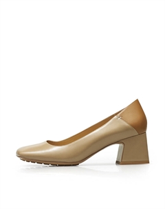 Сапоги женские на высоком каблуке, черно-коричневый Deep breath