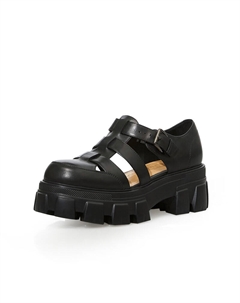 Сандалии женские плетеные, черный Deep breath