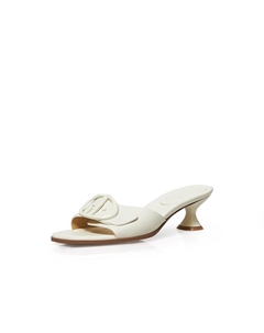 Туфли женские с открытым носком, белый Deep breath