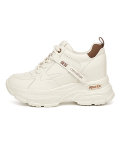 Кроссовки женские толстые низкие, серый Exull q