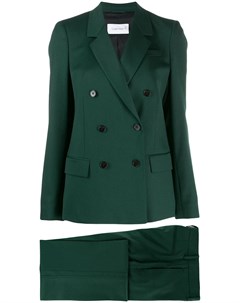Calvin klein строгий костюм с двубортным пиджаком 40 зеленый Calvin klein