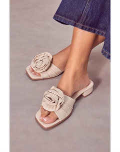 Шлепанцы Forever Comfort с цветочным мотивом, бежевый Next