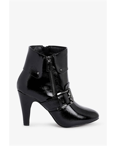 Лаковые ботильоны и ботинки, черный Lotus