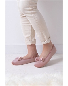 Женские бархатные тапочки-изотонер с блестящей отделкой, розовый Totes