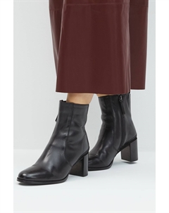 Кожаные ботильоны на высоком каблуке Forever Comfort, черный Next