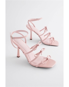 Комфортные босоножки Forever с ярким бантом, розовый Next