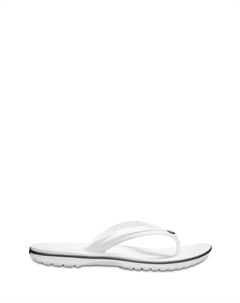 Шлепанцы из кожи крокодила, белый Crocs