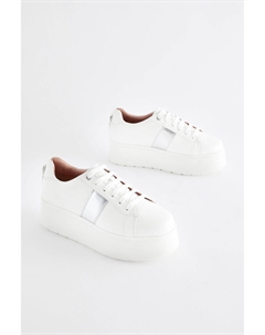 Спортивные кроссовки Forever Comfort на шнуровке и толстой подошве, белый Next