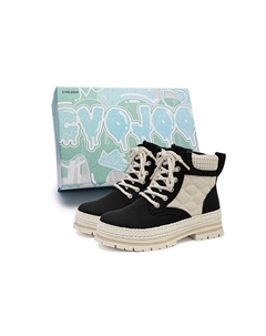 Ботинки Martin Boot женские, черный Cvojoo