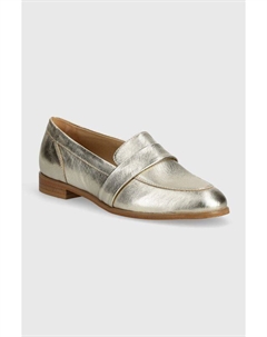 Кожаные мокасины, золотой Answear lab